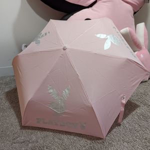 Playboy brand light pink umbrella 🏖️